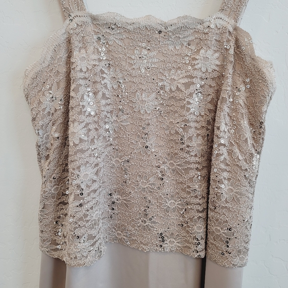 Alex Evenings Sleeveless A-Line Dress Gown Women's Size 14W - Picture 9 of 14